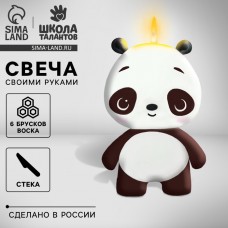 Свеча своими руками. Слепи свечу «Пандочка», набор для творчества