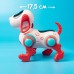 Робот-собака IQ DOG, ходит, поёт, работает от батареек, цвет розовый