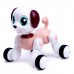 Робот собака «Мой любимый питомец» IQ BOT, на пульте управления, интерактивный: звук, музыкальный, сенсорный, на аккумуляторе, бордовый