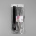 Ручка для сумки лакированная, с карабинами, 60 +- 1 см, цвет чёрный
