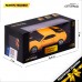 Машина металлическая CHEVROLET CAMARO, 1:32, открываются двери, инерция, цвет жёлтый