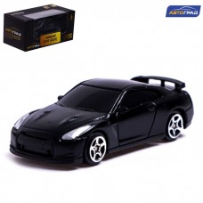 Машина металлическая NISSAN GT-R (R35),1:64, цвет чёрный матовый