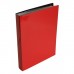 Папка c 80 вкладышами А4, 700 мкм, Calligrata DeLuxe, 40 мм, в коробке, красная