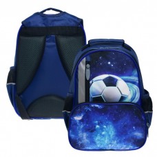 Рюкзак школьный, 37 х 26 х 13 см, эргономичная спинка, Calligrata ОРТ Футбол