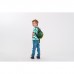 Рюкзак детский плюшевый для мальчика «Динозавр», цвет зелёный, 26х10х24 см
