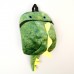 Рюкзак детский плюшевый для мальчика «Динозавр», цвет зелёный, 26х10х24 см