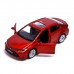 Машина металлическая TOYOTA COROLLA HYBRID, 1:43, инерция, открываются двери, цвет красный