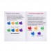 Развивающий набор «Цветные курочки», 10 фигурок, задания на карточках