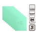 Комплект тетрадей из 10 штук, 24 листа в линию КПК Зелёная обложка, блок офсет, 58-62 г/м², белизна 90%