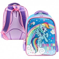 Рюкзак школьный, 39 см х 30 см х 14 см Радуга Дэш, My little Pony