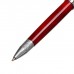 Ручка подарочная шариковая Вензура Calligrata, в кожзам футляре, поворотная, корпус коричневый с серебром