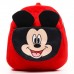 Рюкзак плюшевый, на молнии, с карманом, 19 х 22 см Мышонок, Микки Маус