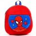 Рюкзак плюшевый, на молнии, с карманом, 19 х 22 см Спайдер-мен, Человек-паук