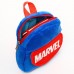 Рюкзак плюшевый на молнии, с карманом, 19 х 22 см Супер-герои, Мстители