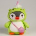 Мягкая игрушка с пледом «Пингвин в костюме единорожки»,МИКС