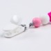 Прорезыватель - игрушка силиконовый на держателе «Цветочек»