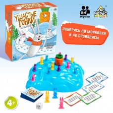 Настольная игра «Ушастые гонки. Зимний забег», 2-4 игрока, 4+