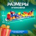 Паровоз «Поезд Дедушки Мороза», работает от батареек