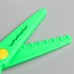 Ножницы пластик рельефные съёмные лезвия (набор 6 шт) 12,5 см