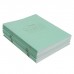 Комплект тетрадей из 20 штук, 18 листов в клетку КПК Зелёная обложка, блок офсет, белизна 90%