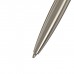 Ручка подарочная шариковая Calligrata, в кожзам футляре ПБ J, автоматическая, корпус серебристый