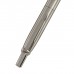 Ручка подарочная шариковая Calligrata, в кожзам футляре ПБ J, автоматическая, корпус серебристый