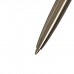 Ручка подарочная шариковая в кожзам футляре, автоматическая, корпус серебристый