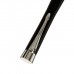 Ручка подарочная шариковая в кожзам футляре поворотная ПБ U, корпус черный с серебром
