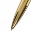 Ручка подарочная шариковая, в кожзам футляре, поворотная, ПБ U, корпус чёрный/золото