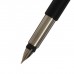 Ручка подарочная перьевая Calligrata, в кожзам футляре ПБ N, корпус черный с серебром
