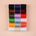 Швейный набор «Пуговка», 52 предмета, в двухъярусном боксе 13 × 13 × 6,5 см, цвет МИКС