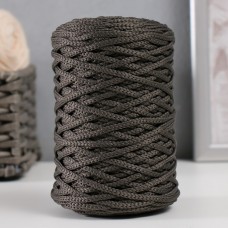 Шнур для вязания 100% полиэфир 3мм 100м/200+-20гр (12-темно-серый)