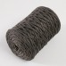 Шнур для вязания 100% полиэфир 3мм 100м/200+-20гр (12-темно-серый)