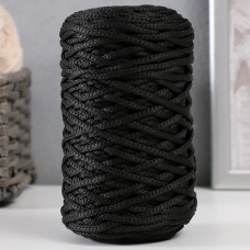 Шнур для вязания 100% полиэфир 3мм 100м/200+-20гр (13-черный)