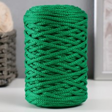 Шнур для вязания 100% полиэфир 3мм 100м/200+-20гр (25-зеленый)