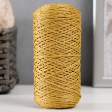 Шнур для вязания 100% полиэфир 1мм 200м/75+-10гр (07-золотой)