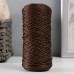 Шнур для вязания 100% полиэфир 1мм 200м/75+-10гр (11-шоколад)