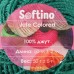 Пряжа 100% джут Softino Jute Colored 50м +-2м тёмно-зелёный 50 гр