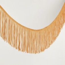 Тесьма декоративная «Бахрома», 10 см, 5 +- 0,5 м, цвет золотисто-бежевый