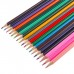 Цветные карандаши, 18 цветов, трехгранные, Минни Маус и Единорог
