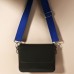 Ручка для сумки, стропа, 135 +- 3 × 3,8 см, цвет синий