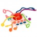 Развивающая игрушка «Осьминожка», с тактильными резиночками, цвета МИКС