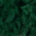 Тесьма с перьями индюка, 13-17 см, 5 +- 0,5 м, цвет изумрудный