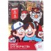 Набор «Гравити Фолз» А4: 8 л. цв. одност. мел.картона и 8 л. цв. двуст. бумаги, Гравити Фолз