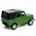 Машина металлическая «УАЗ Hunter», инерция, 1:32, свет и звук, цвет зелёный