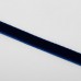Лента бархатная, 6 мм, 18 +- 1 м, цвет синий N47