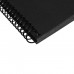 Скетчбук А4, 30 черных листов на гребне, Смайл, твердая подложка, плотность 110 гр., МИКС