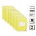 Комплект тетрадей из 10 штук, 12 листов в линию Calligrata Школьная. Жёлтая, обложка мелованный картон, ВД-лак, блок офсет