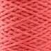 Шнур для вязания без сердечника 70% хлопок, 30% полиэстер 1мм 200м/65+-10гр (36-коралловый)