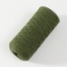 Шнур для вязания без сердечника 70% хлопок, 30% полиэстер 1мм 200м/60+-10гр (37-олива)